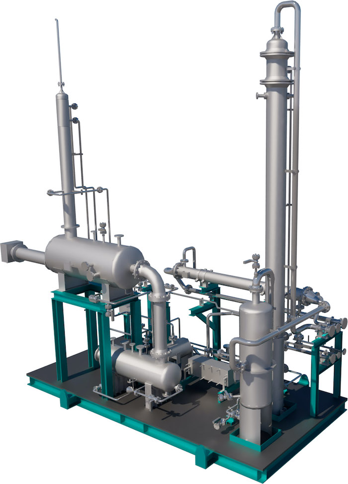 Order award for a CO2 removal and glycol drying skid Frames Group